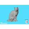 Passion Models 1/48 Scale Resin Kit, Cat Lovers Approved, Set of 5 Cats, P35T-024 (Animals)
