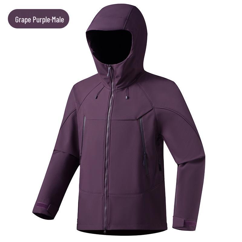 Couple's Soft Shell Jacket - Cold-Resistant, Breathable, Warm, Casual Outdoor Sports Wear
