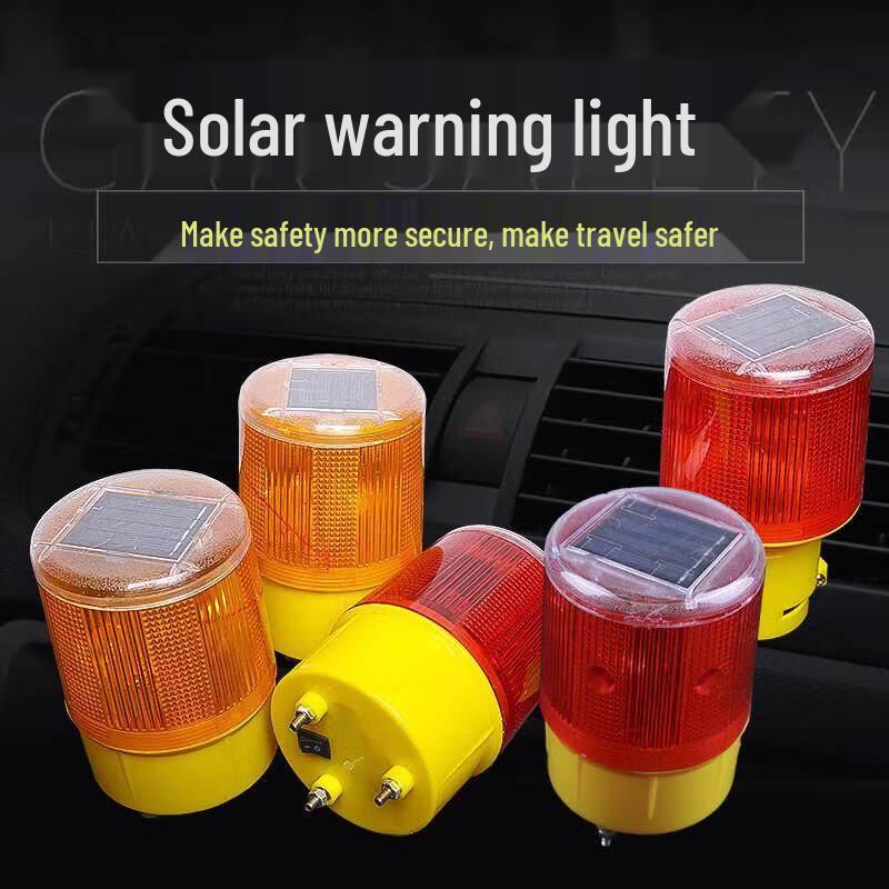 2-Pack Magnetic Solar Warning Lights