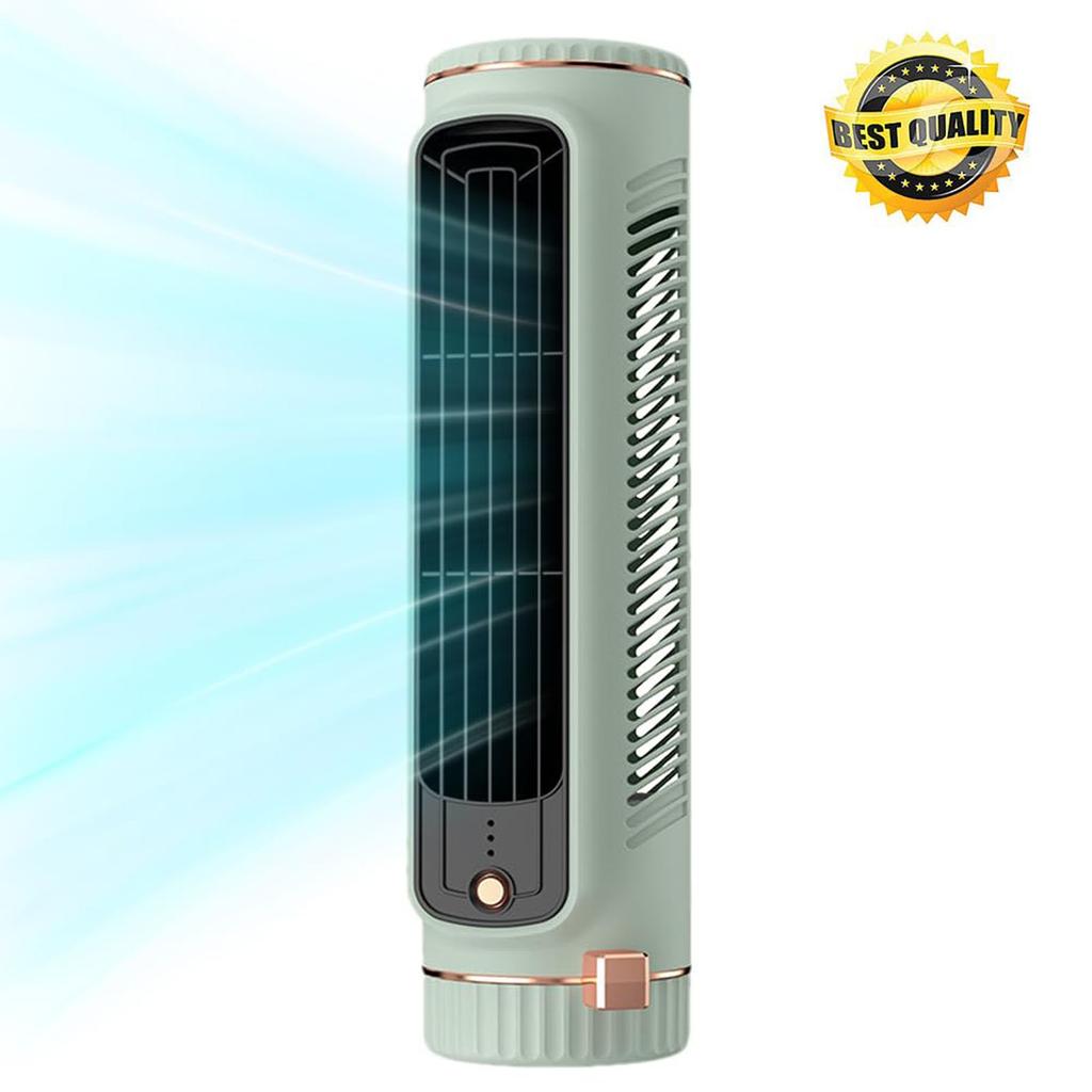Quiet Tower Fan, Portable Automatic Remote Head Conditioner, Energy Saving & High Efficiency USB Personal Conditioner