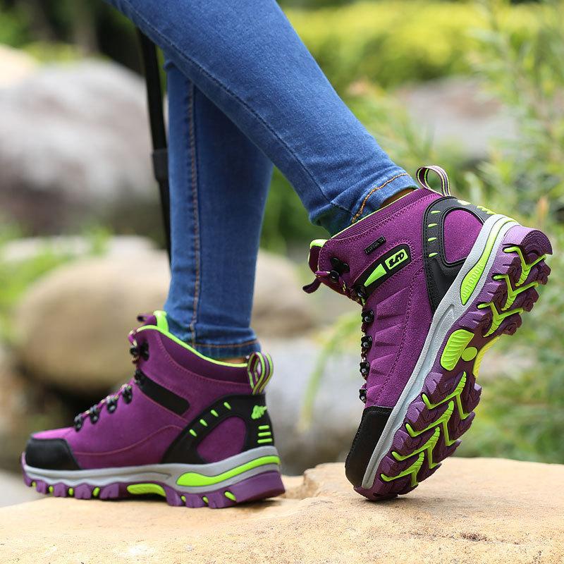 2025 New Men's Shoes Hiking Shoes Autumn Non-slip Hiking Casual Shoes Men's Outdoor Couple Travel Sports Shoes