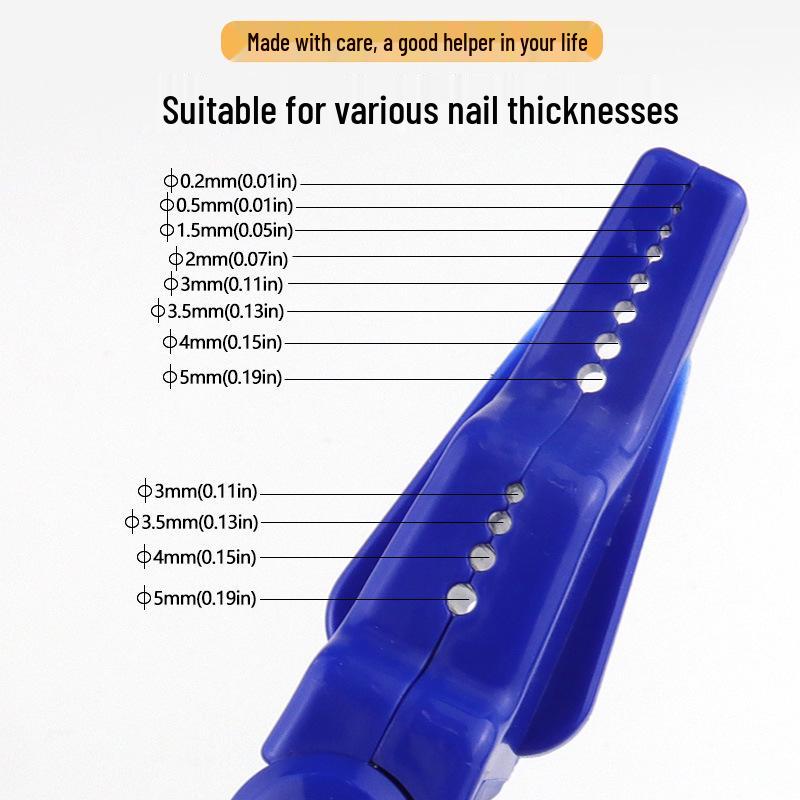 Nail Fixing Pliers with Anti-Hammer Feature - Secure Long & Short Nails with One-Step Design