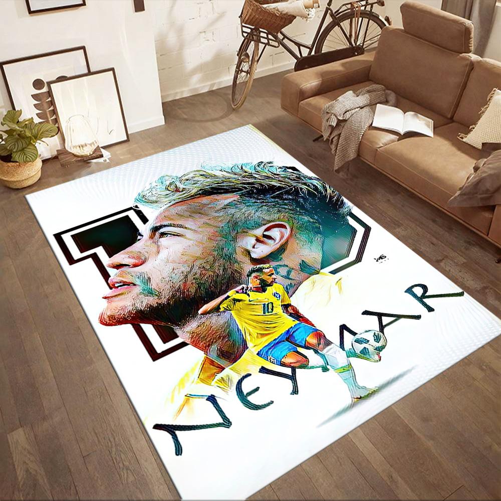 Quadratische Teppiche mit brasilianischen Fußballstars sind eine großartige Wahl für Wohnzimmer, Schlafzimmer, Heimdekoration und als Geschenke.