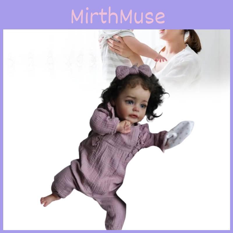 Reborn 24in Lifelike Baby Dolls Suesue Silicone Cloth Toddler Girl Soothing Doll