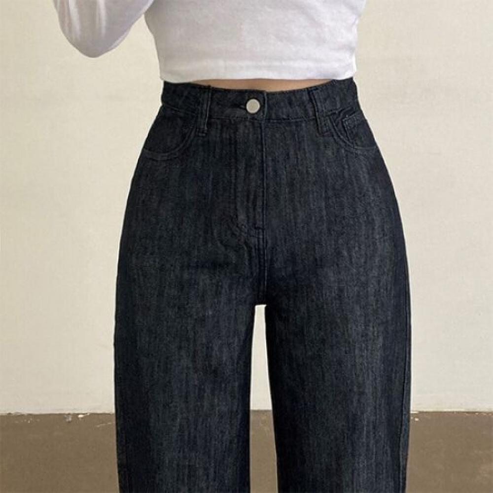 The Pink High Waist Wide Jeans  3 Colors 