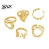 Shell Ring 5Pcs Ocean Beach Men Women Starfish Sea