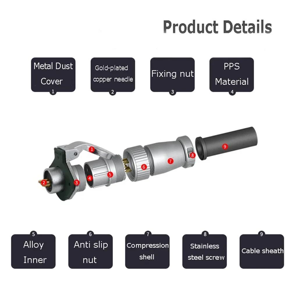 ZHQCN WS28 TQ/ZG Waterproof M28 Aviation Power Connector 2 3 4 7 8 9 10 12 16 17 20 24 26 Pin Soldering Plug Flip Cover Socket