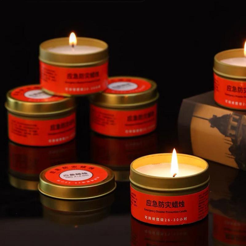 Outdoor Windproof Candles 30 Hour Light Long Lasting Survival Candle Safe Emergency Disaster Candles Drop-proof For Home Camping
