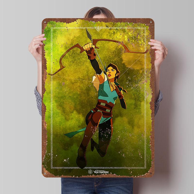 The Legend of Vox Machina Tinplate Posters Customizable Wall Art Retro Vintage Metal Tin Signs for Home and Decoration Gaming