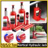 2/5/10 Ton Welded Hydraulic Car Bottle Jack Jack Pad Car Lift Stand Welded Bottle Jack for Car Pickup Truck RV Repair