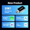 Wireless Carplay Adapter Convert Wired To Wireless Carplay Dongle Plug & Play For Car Radio with Wired CarPlay 5Ghz WiFi