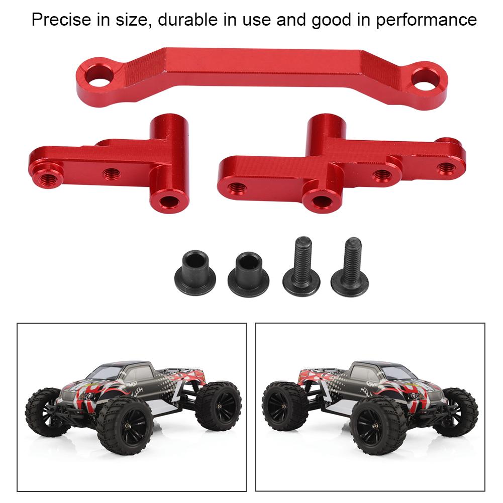 Steering Servo Saver Complete for HIMOTO E10MTL E10MT E10BP 1 10 Scale RC Car (Red)