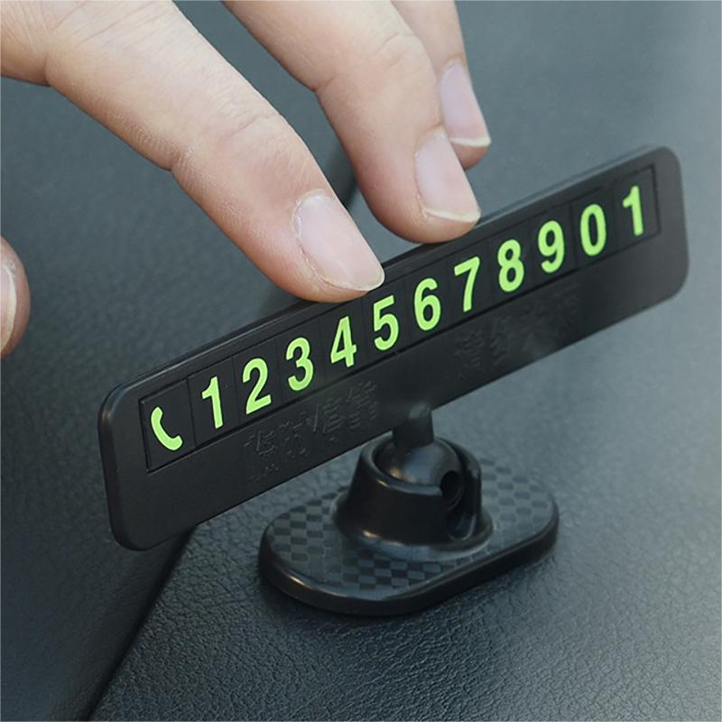 

Car Parking Card Auto Business Card Mini Phone Number Card Car Accessories Portable Telephone Number Plate Temporary Card Stop