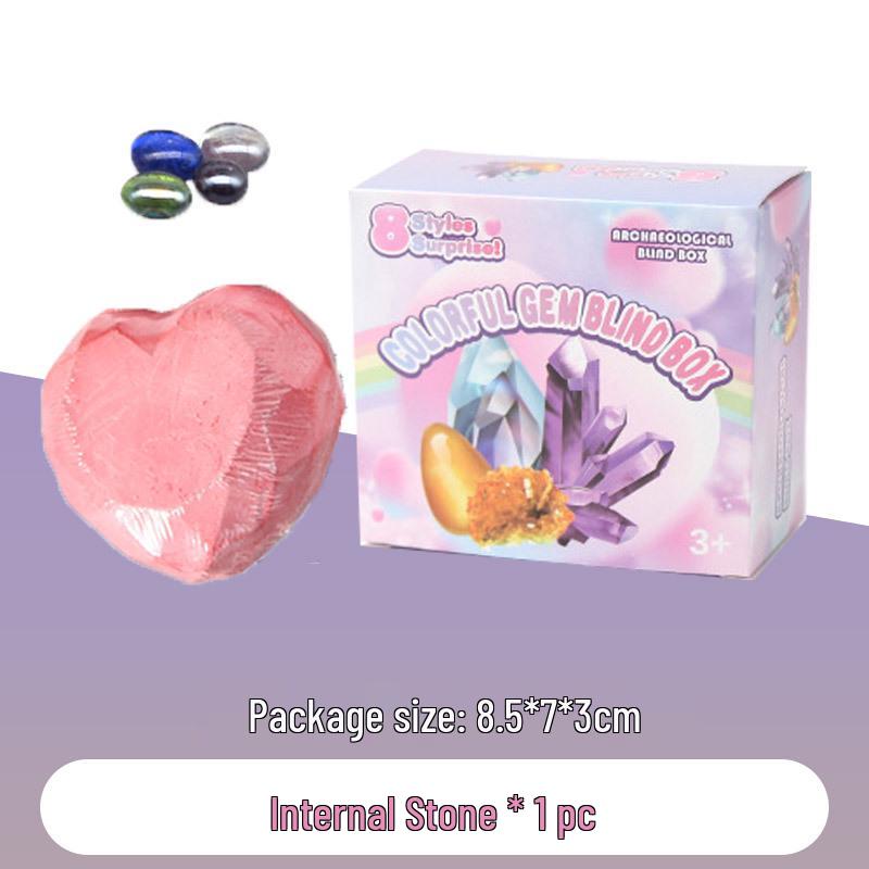 Mermaid Doll Archaeological Excavation Toy: Gem & Gypsum Blind Box for Kids