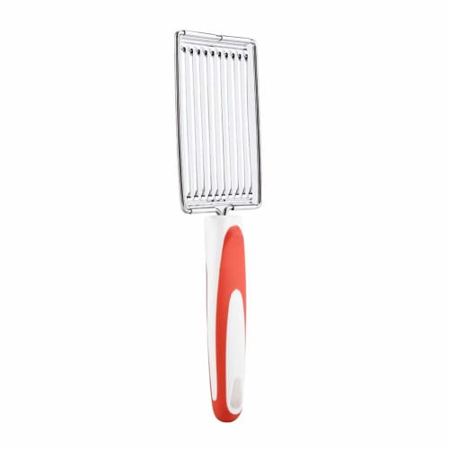 Luncheon Meat Slicer/Spam Cutter for Canned Meat, Cheese, Sushi, Ham, Boiled Eggs, Tomatoes, Peeled Pitaya, and More (Orange)