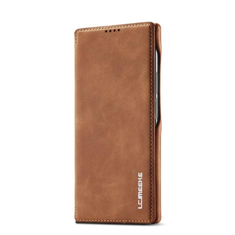 Flip Leather Phone Case For Samsung Galaxy S25 S24 S23 Ultra S22 Plus S21 FE S20 Card Slot Stand Wallet Protect Cover