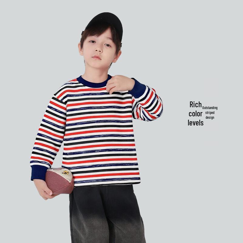 Yoyo Fairytale Boys' Striped Long-Sleeve T-shirt