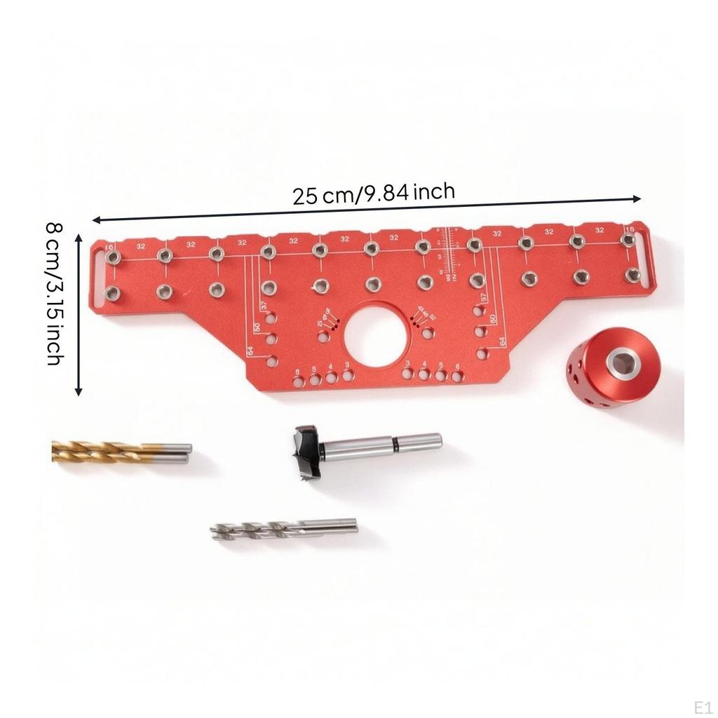 Cabinet Hinge Drilling Jig Exact Metal for Carpenters
