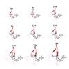 5pcs/lot Fishing Hook Metal Cast Jigs Assist Hook Barbed Single Jig Hooks Thread Feather Pesca High Carbon Steel
