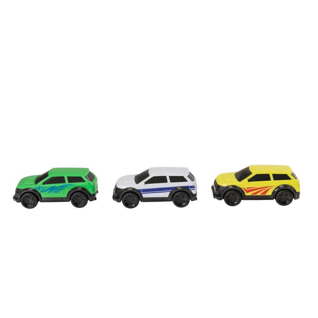 Caminhão com carros (4 pedaços)