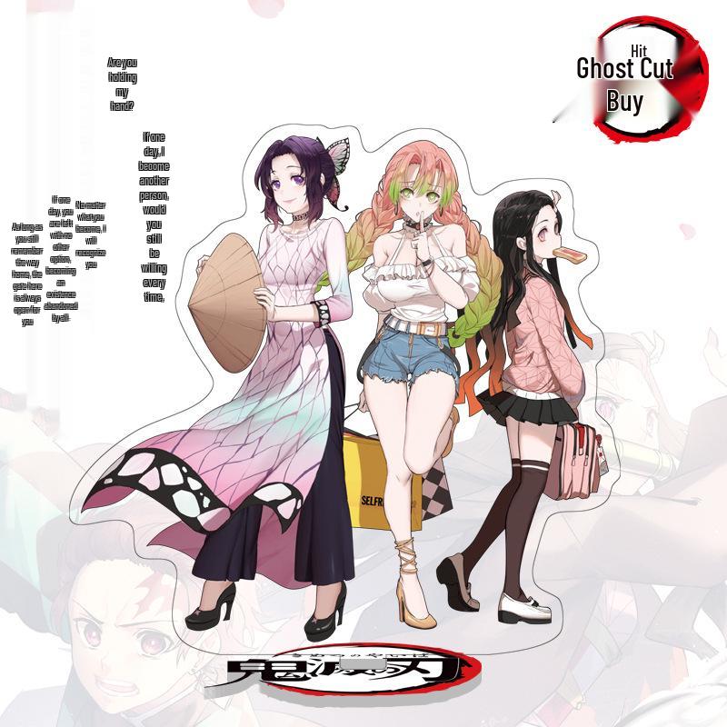 Demon Slayer 40-1 Duży Akrylowy Standee: Kolekcjonerska figurka Tanjiro i Nezuko