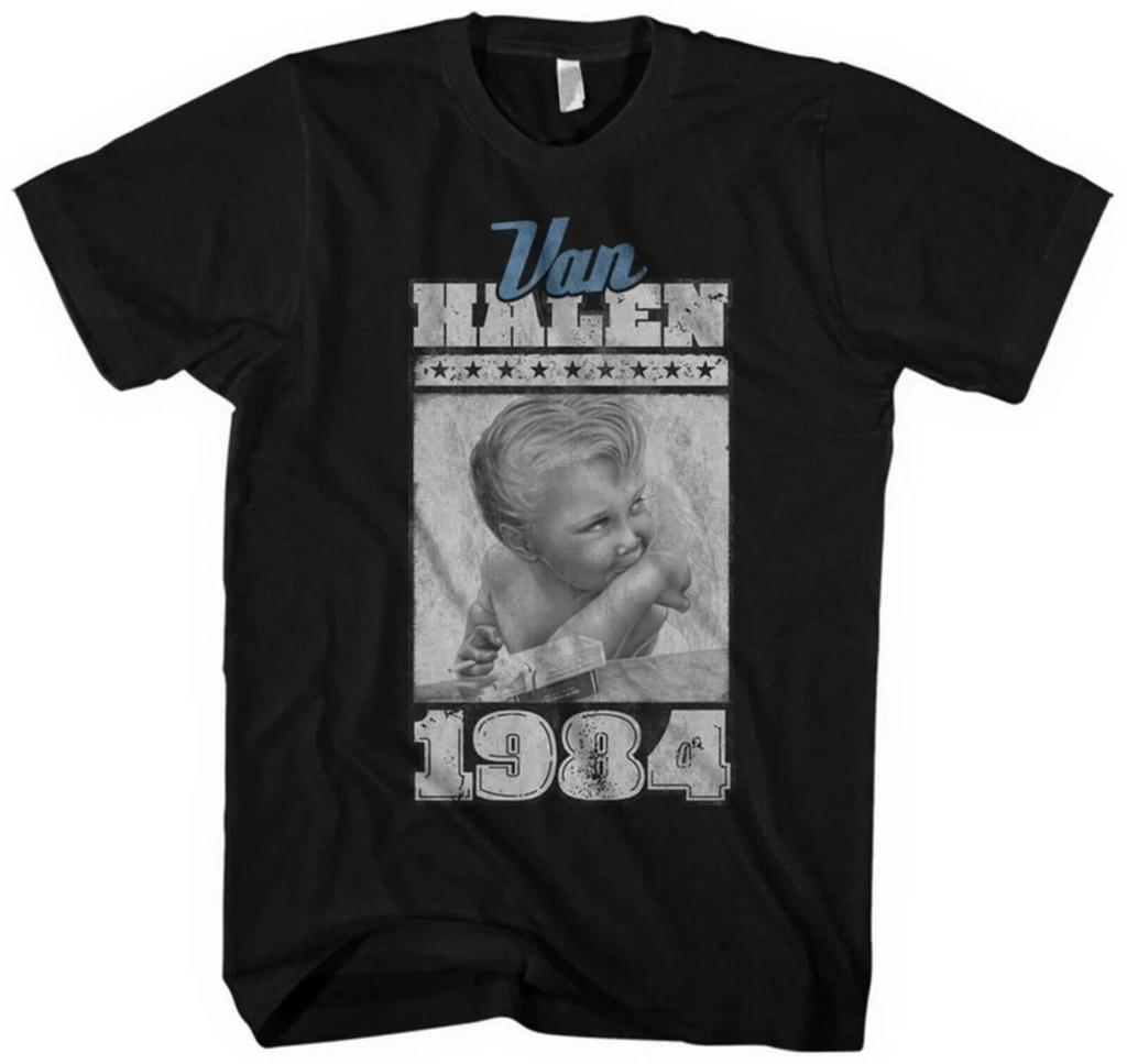 VAN HALEN Cd Cvr 1984 VINTAGE SMOKING ANGEL BABY Official SHIRT XL New II Diver