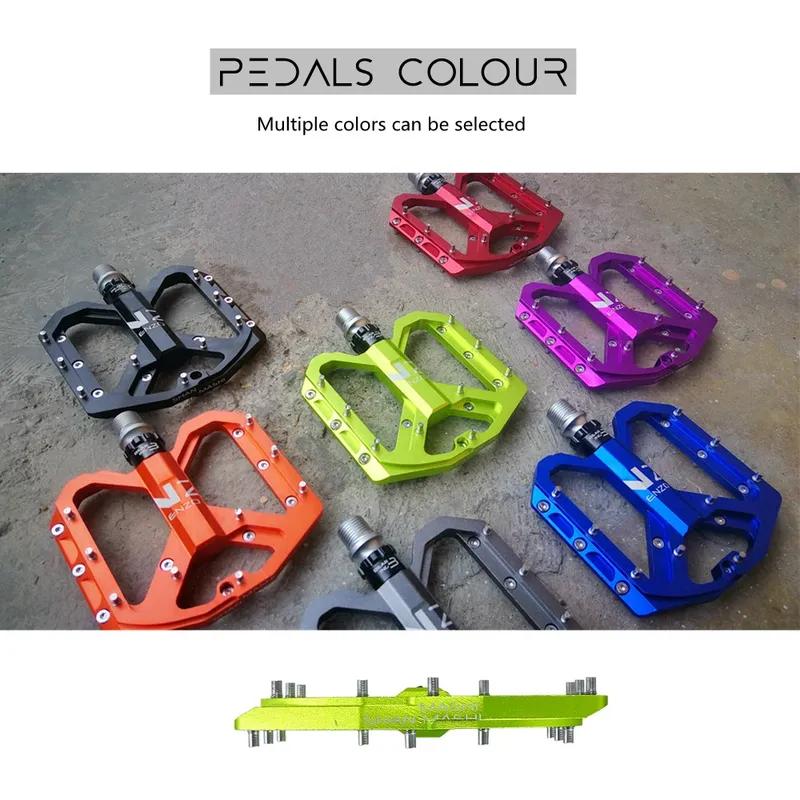 New Ultra-light Mountain Bike Pedals CNC Aluminum Alloy Polished 3 Bearing Pedals Anti-slip Bicycle Pedals