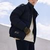 Fila Fusion Uniform Letter Logo Print Stand Collar Loose Warm Down Jacket Men outerwear Black T11M345905A-BK