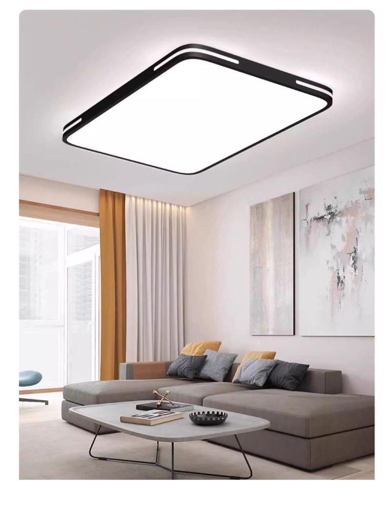 Modern 2025 LED Ceiling Light - Super Bright, Eye-Friendly for Bedroom, Study & Dining Areas