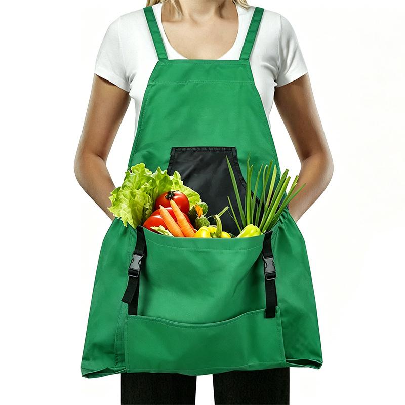Grenzüberschreitende Gartenschürze mit Schnellverschluss-Aufbewahrung für Obst & Gemüse