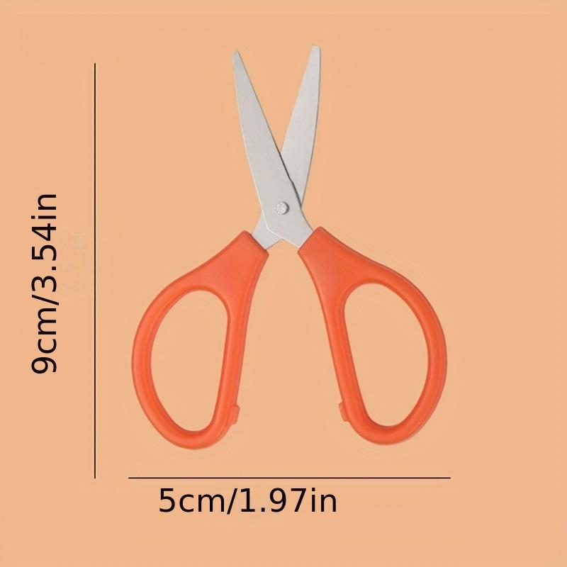 Mini Household Scissors, Stainless Steel DIY Craft Scissors, Manual Paper Cuttings, for Offices, Schools and DIY Crafts