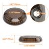 2PCS Motorcycle Front Turn Signal Light Rear Indicator Lens Cover Protection Cap Gray For Yamaha Bolt XVS950 XV950 R-Spec 13-up