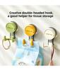 hooks Suction Cup Hook No Punching Wall Hooks for Bathroom Kitchen Bedroom Reusable Towel Clothes Hanger Hook Home Organizer