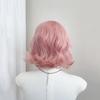 Ashely Pink Wig Short Bobo Curly 14inch Sweet Cosplay Wigs for Women Lolita Headband Wig Heat Resistant Matte Synthetic Wigs