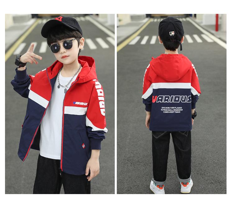 Boys' spring coat trendy, cool and fashionable 2026 new children's spring and autumn style, mid to small children's western-style jacket top trendy