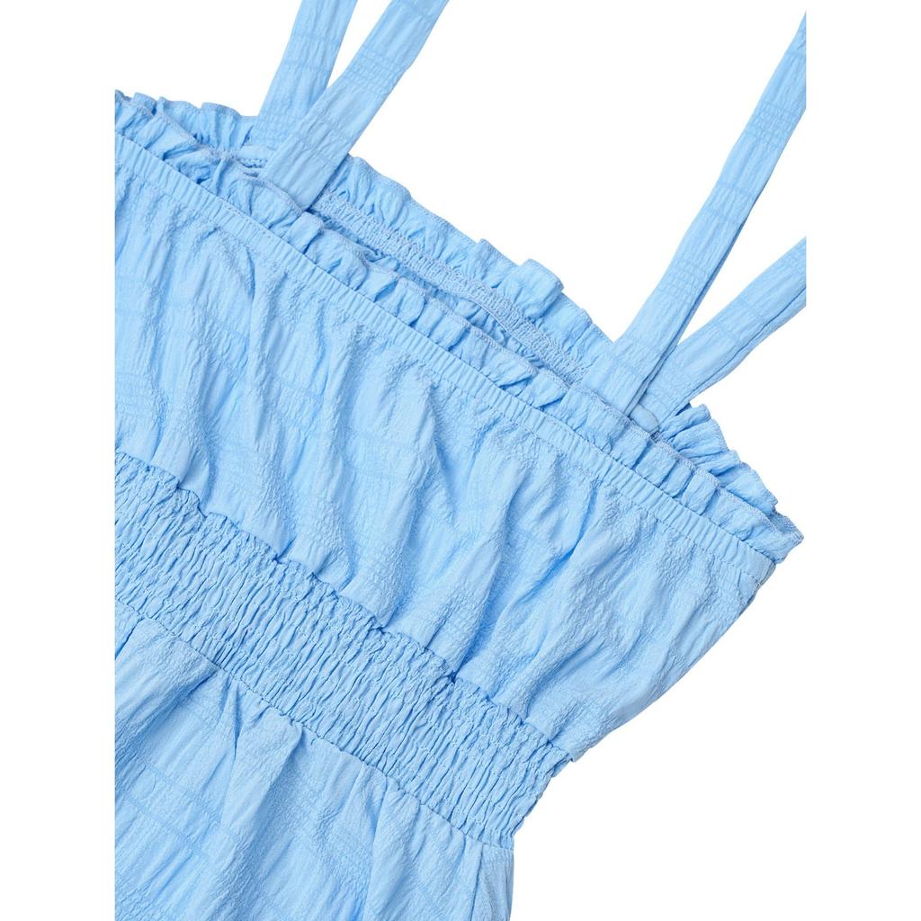 GMXIA Moda Femei Vară Primăvară Imprimare în culori uni Bretele fără mâneci Rochii casual cu talie înaltă