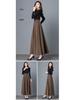 Plus Size A-Line Flowing Skirt – New Spring/Autumn Style for a Professional, Slimming Look