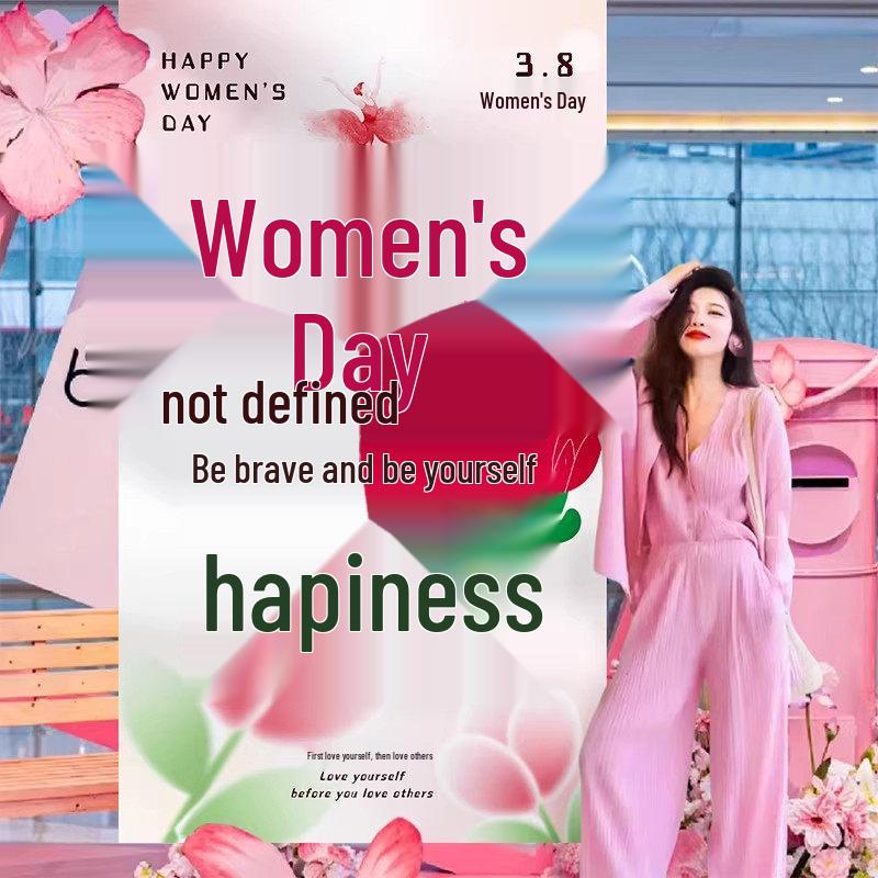 Women's Day Goddess Background Hanging Cloth for Photography & Decor - March 8th Celebration Theme