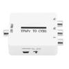 Video Converter Mini YPbPr to CVBS Audio Video Adapter for Projectors Monitors TVs