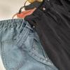 Women's Plus Size Tencel Denim Jeans - Summer Thin Ice Silk High Waist Slimming Harem Wide Leg Pants for Pear Shape.