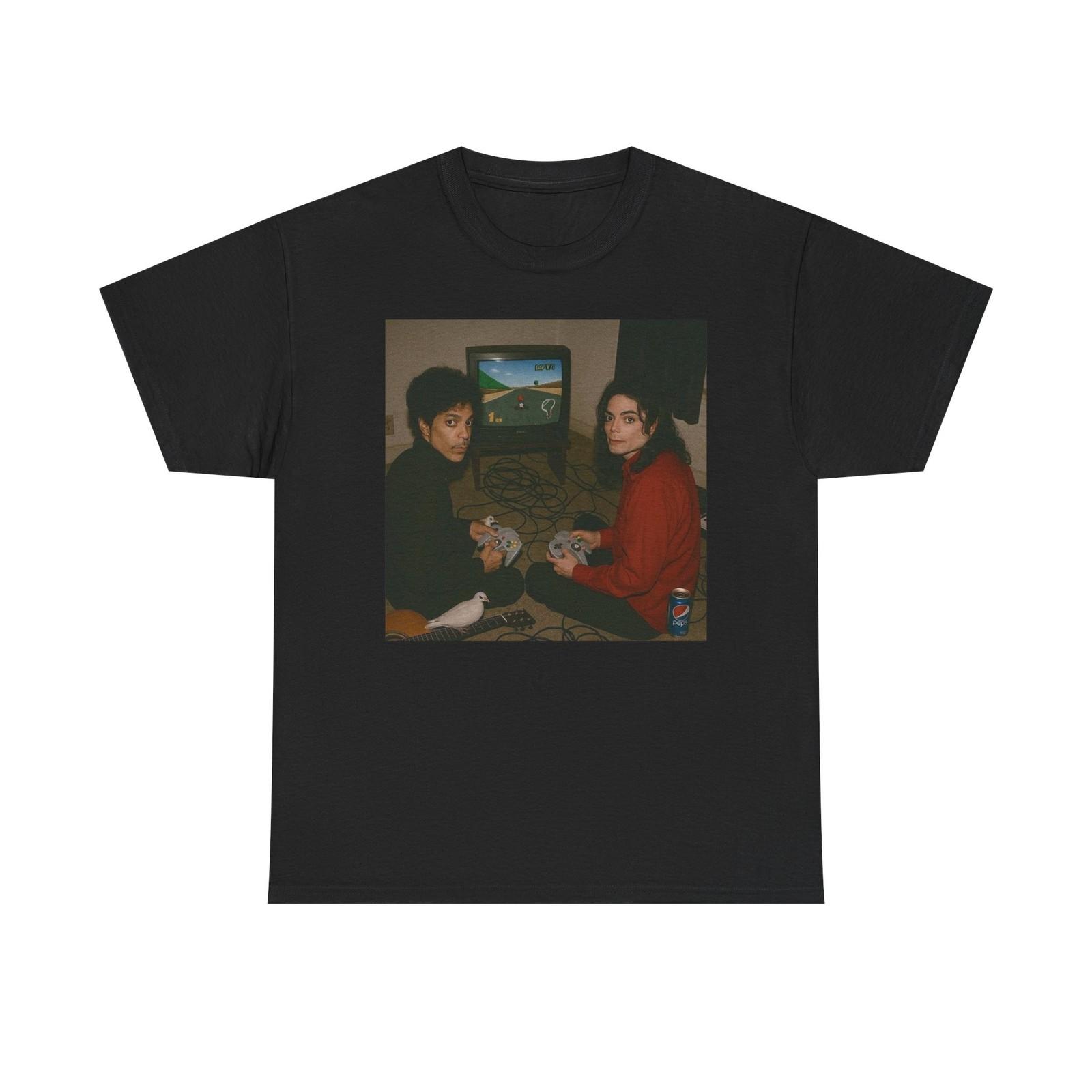 Michael Jackson Graphic T Shirt Funny Unisex Heavy Cotton Tee XXL