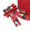 DIY Wreath Christmas Ribbon 5CM 6.3CM 2M Christmas Gift Packing Wrapping  Party