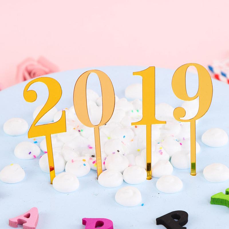 0-9 Number Birthday Cake Decorations Wedding Cake Topper Adorn For Kids Birthday Party Holiday Cake Supplies