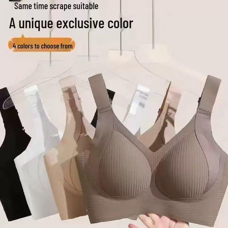 High-Quality Adjustable Soft Support Bra for Women with Big Breasts - Anti-Sag, Plus Size, and Jelly-Soft Design for a Slimmer Look