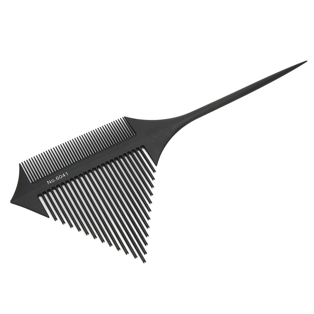 Hair Dyeing Highlighting Comb Home Salon Weaving Sectioning Tail Comb Styling Tool for Hair Coloring Black