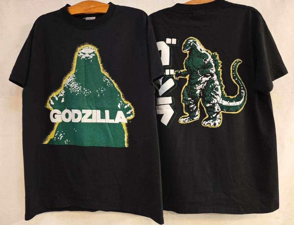 Vintage Godzilla Kaiju Japan Monster 90s Rare XL Double Sided T-Shirt REPRINT