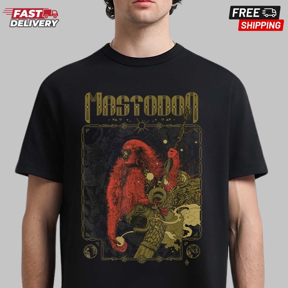 Mastodon Voyager T-Shirt, Heavy Metal Band Shirt, Gift for Fans Unisex T-Shirt M