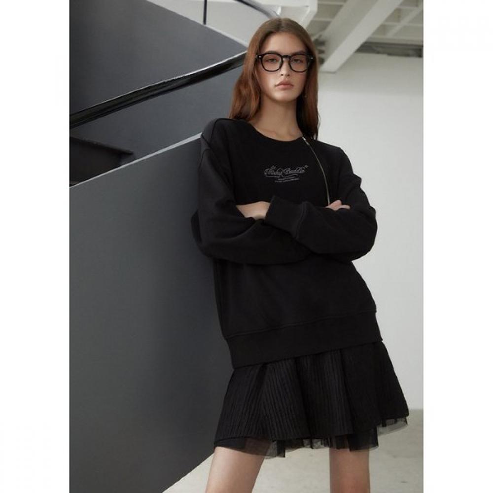 EGOIST Zipper DeTail Oversized T shirT  Es2cl361 