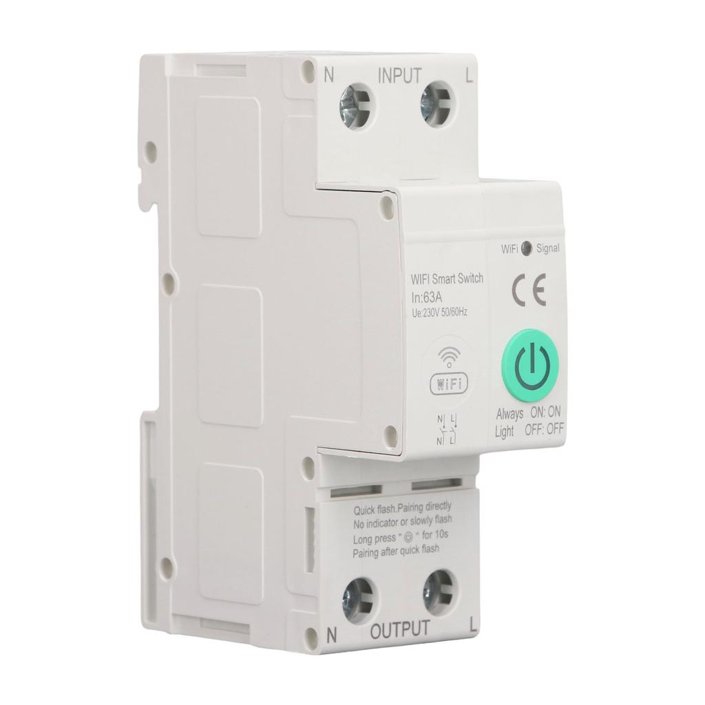 Smart Metering Leckageschalter Fernbedienung Sensibel 63A 2P Elektrische Überwachung Schutzschalter AC230V