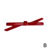 5-color Women Bow Hair Clips Plain Color Acrylic Hairgrip Tie Sweet Hair Bowknot Bow Simple Cute Hairpin Accessories Pins S X8m4